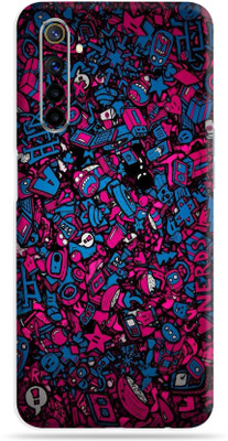 OggyBaba Realme 6, Skin Guard, An Elegant Mobile Skin(Blue)