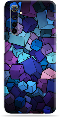 OggyBaba Realme 6, Skin Guard, An Elegant Mobile Skin(Cubes Vector Multicolor Skin With Ultra Matte Finish)