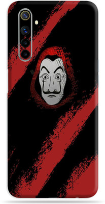 OggyBaba Realme 6 Mobile Skin(Black, Red)