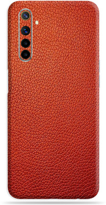 OggyBaba Realme 6, Skin Guard, An Elegant Mobile Skin(Red Leather Skin With Ultra Matte Finish)