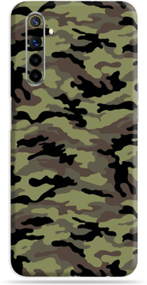 OggyBaba Realme 6, Skin Guard, An Elegant Mobile Skin(Military Green Camouflage Multicolor Skin With Ultra Matte Finish)
