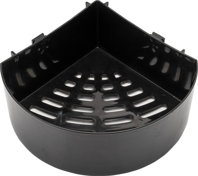 MOSHTU Plastic Wall Shelf(Number of Shelves - 1, Black)