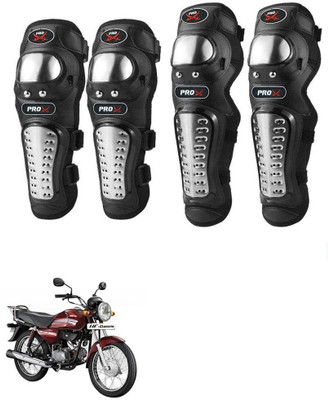 Znee Smart Knee Guard, Elbow Guard Free Black(Pack of 4)