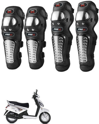 Znee Smart Knee Guard, Elbow Guard Free Black(Pack of 4)