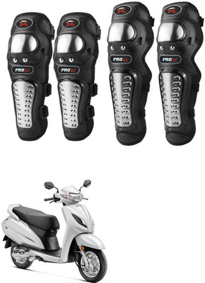 Znee Smart Knee Guard, Elbow Guard Free Black(Pack of 4)