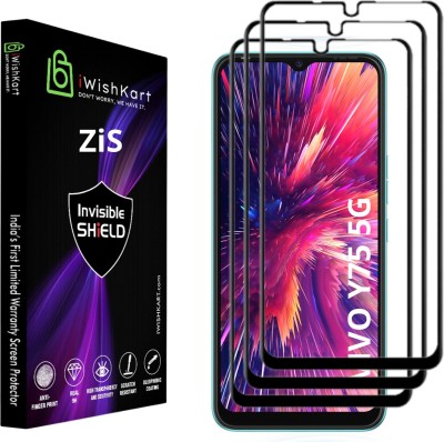 iWishKart Edge To Edge Screen Guard for Vivo Y75 5G(Pack of 3)