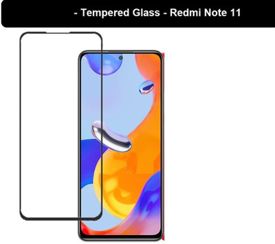 VDAT Edge To Edge Tempered Glass for Redmi Mi Note 11 5G, Mi Note 11 5G, MI NTOE 11(Pack of 1)