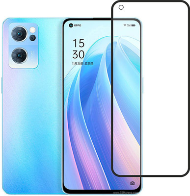 VISHZONE Edge To Edge Tempered Glass for Oppo Reno7 5G(Pack of 1)