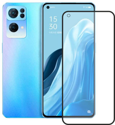 VISHZONE Edge To Edge Tempered Glass for Oppo Reno7 Pro 5G(Pack of 1)