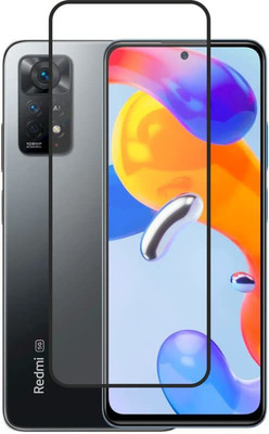 BRENZZ Edge To Edge Tempered Glass for Mi Redmi Note 11 5G, Redmi Note 11 5G, Xiaomi Note 11 5G(Pack of 1)