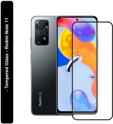 BRENZZ Edge To Edge Tempered Glass for Mi Redmi Note 11 5G, Redmi Note 11 5G, Xiaomi Note 11 5G(Pack of 1)