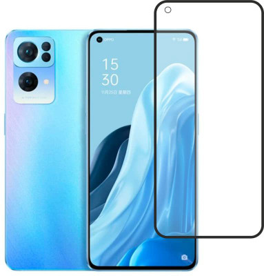 GDBUY Edge To Edge Tempered Glass for Oppo Reno 7 Pro 5G, Oppo Reno 7 Pro(Pack of 1)