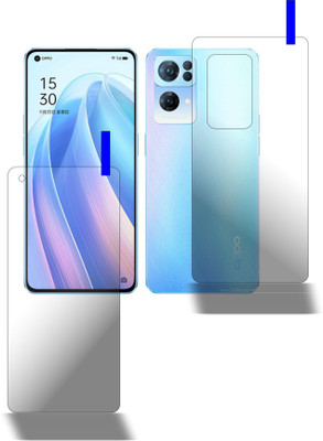 PONDRIK Front and Back Screen Guard for Oppo Reno7 Pro 5G(Pack of 2)