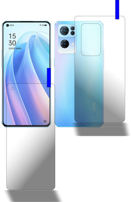 PONDRIK Front and Back Screen Guard for Oppo Reno7 Pro 5G(Pack of 2)