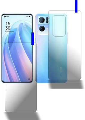 PONDRIK Front and Back Screen Guard for Oppo Reno7 Pro 5G(Pack of 2)