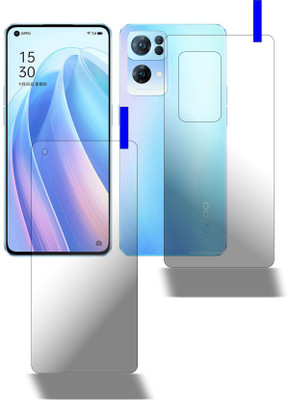 PONDRIK Front and Back Screen Guard for Oppo Reno7 Pro 5G(Pack of 2)