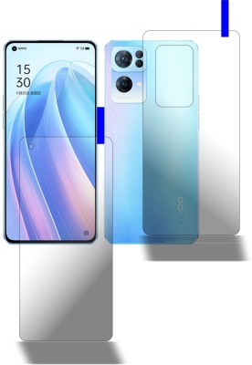 PONDRIK Front and Back Screen Guard for Oppo Reno7 Pro 5G(Pack of 2)