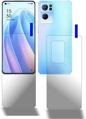 PONDRIK Front and Back Screen Guard for Oppo Reno7 Pro 5G(Pack of 2)