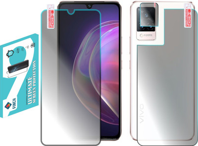 FINCH Front and Back Screen Guard for VIVO V21 5G WITH CAMERA LENS(Pack of 3)
