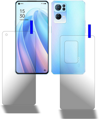 PONDRIK Front and Back Screen Guard for Oppo Reno7 Pro 5G(Pack of 2)