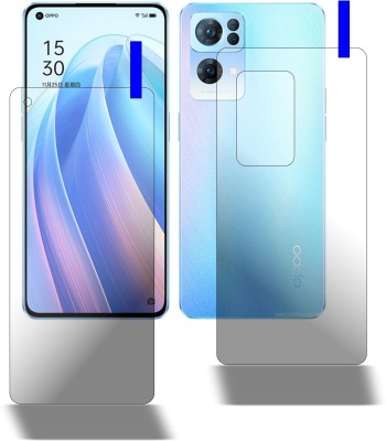 PONDRIK Front and Back Screen Guard for Oppo Reno7 Pro 5G(Pack of 2)