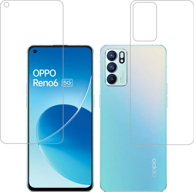 Vatsin Front and Back Screen Guard for Oppo Reno 6 5G(Pack of 2)