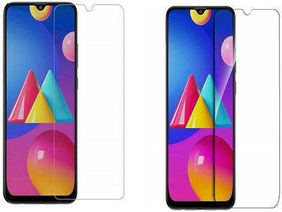 NIMMIKA ENTERPRISES Tempered Glass Guard for Samsung Galaxy A22 4G/M32 4G/F22 4G(Superior protection | High-quality material | Clear and smooth surface | Thin and lightweight)(Pack of 2)