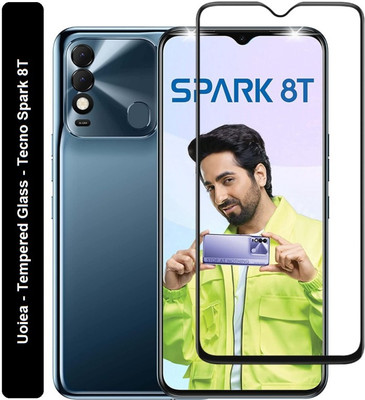 UOIEA Tempered Glass Guard for Tecno Spark 8T(Pack of 1)