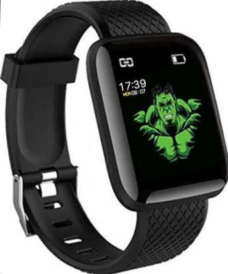 Amit Enterprises IDS116 SMART BRACELET WATCH IT SUPPORTS ONLY NOTIFICATION Smartwatch(Black Strap, Free size)