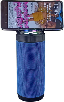 Treadmill KT 125 Bluetooth speaker with Built-In Mobile Stand, AUX, Ambient Lighting, with Siri Assistant Smart Speaker(Blue)