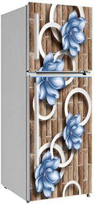 BPDESIGNSOLUTION 76.2 cm Rose Flower Self Adhesive Sticker(Pack of 1)