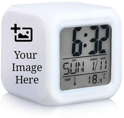 Gfylo Digital White Clock