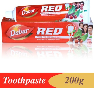 Dabur RED Paste For Teeth & Gums Protection ( 200 gm ) Toothpaste(200 g)