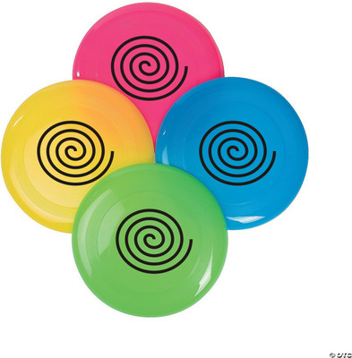 EmmEmm Pack of 4 Pcs Flying Disc Frisbee for Fun/Picnic/Throw/Adventure Plastic Sports Frisbee(Pack of 4)