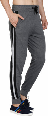 GYRFALCON Printed Men Grey Track Pants