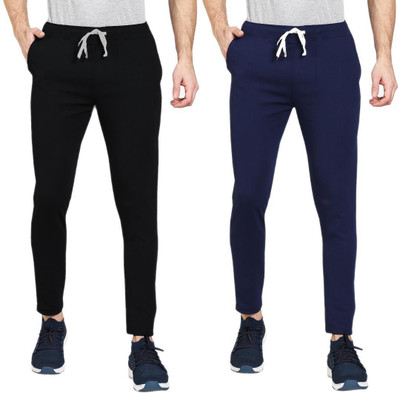 SARK PRODUCTION Solid Men Black, Grey Track Pants