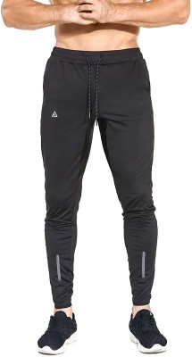 AVOLT Solid Men Black Track Pants