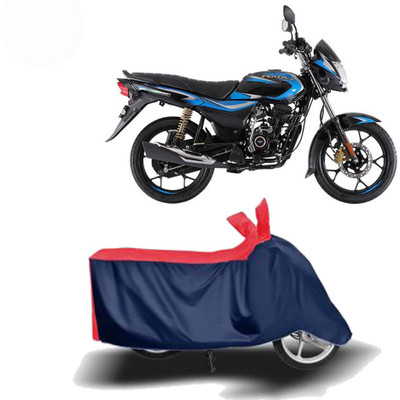 Exciting collections Two Wheeler Cover for Bajaj(Platina 110, Red, Blue)