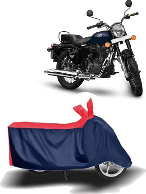Exciting collections Two Wheeler Cover for Royal Enfield(Bullet Electra Twinspark, Red, Blue)