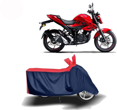 Exciting collections Two Wheeler Cover for Suzuki(Gixxer, Red, Blue)