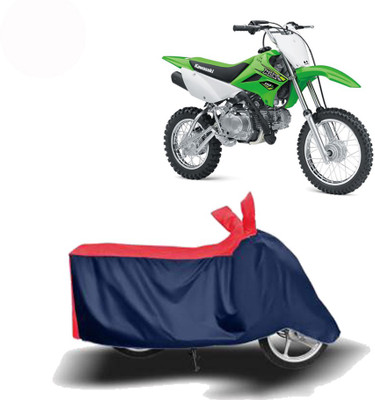 Exciting collections Two Wheeler Cover for Kawasaki(KLX 110, Red, Blue)