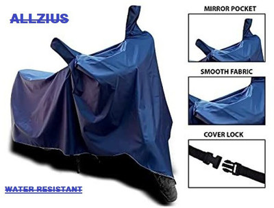 ALLZIUS Waterproof Two Wheeler Cover for Universal For Bike(300NK, Blue)