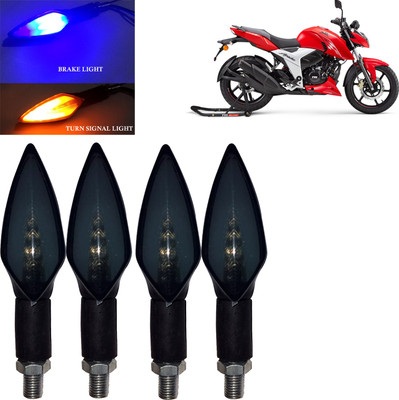 Pious Front, Rear, Side LED Indicator Light for TVS Apache RTR 160(Amber, Blue)
