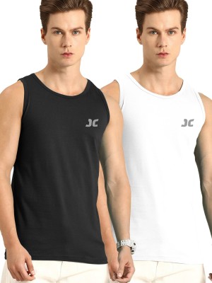 Jump Cuts Solid Men Round Neck Multicolor T-Shirt