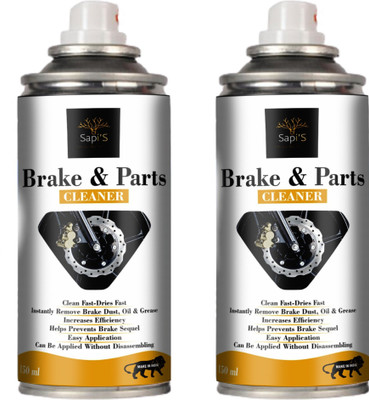 SAPI'S High Power Brake & Parts Cleaner Spray Pack of 2 150 ml Wheel Tire Cleaner(Pack of 2)