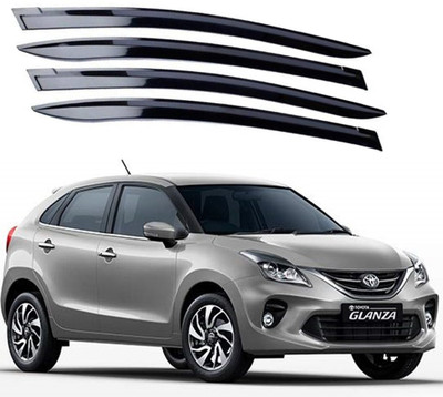ASRAUTO For Non-convertibles Front, Rear Wind Deflector(Tinted Toyota Glanza V)