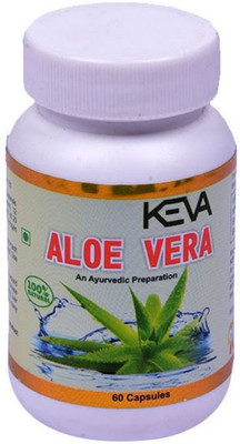KEVA Aloe Vera Capsules for supports and stimulates immune system(Pack of 2, 60 Capsules)