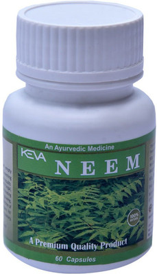 KEVA Neem Capsule Can help in detoxification of blood(60 Capsules)