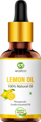 Wostoo Pure Lemon Essential Oil (10 ml) (Pack of 1)(10 ml)