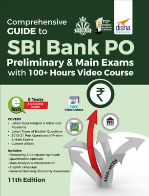 Comprehensive Guide to Sbi Bank Po Preliminary & Main Exams with 100+ Video Course(English, Paperback, unknown)
